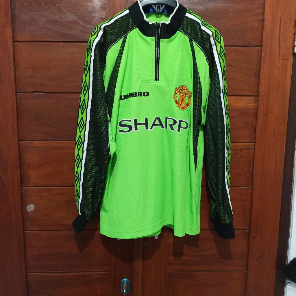 jersey original manchester united 1998 GK longsleeve