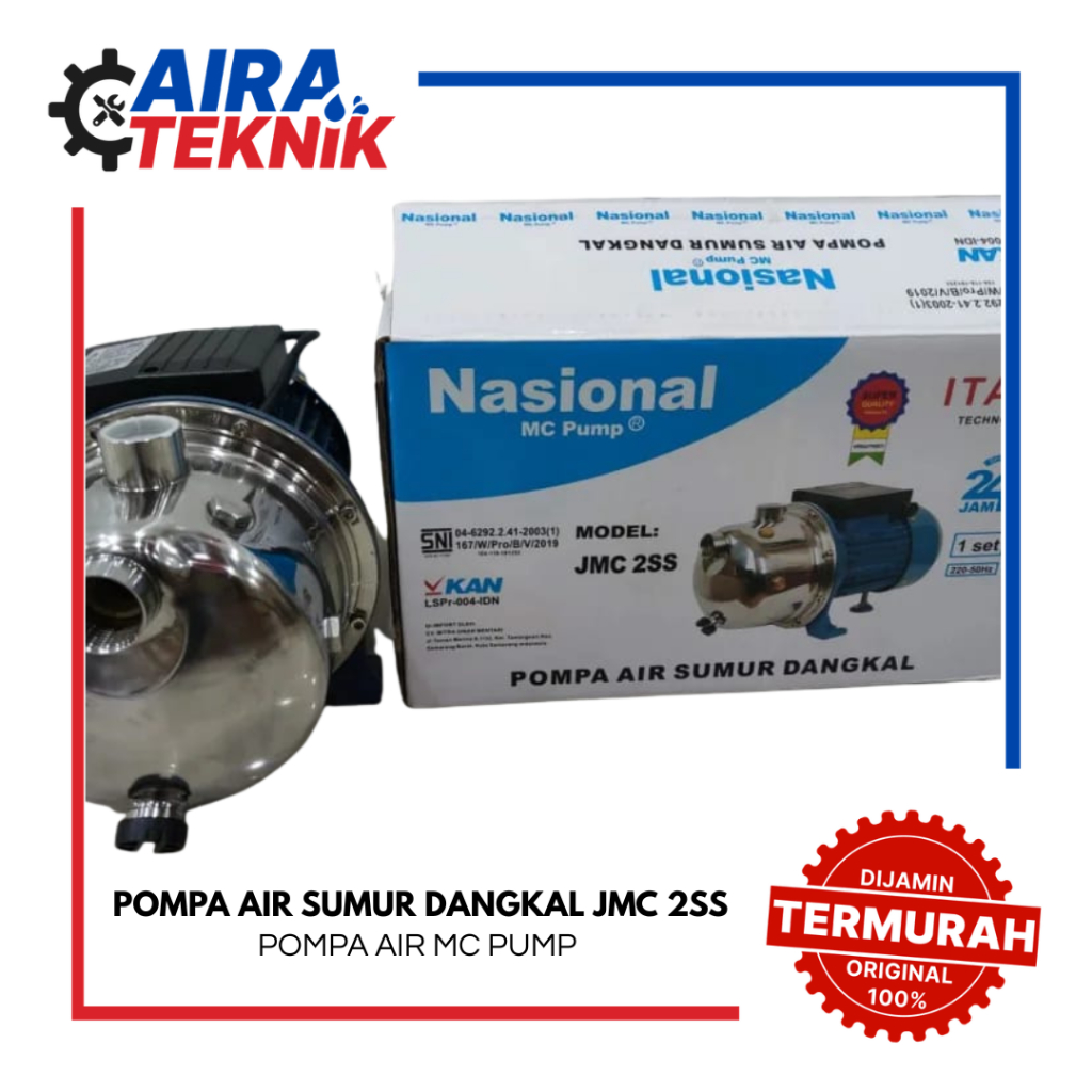 [POMPA AIR] POMPA AIR MC JMC 2SS NON AUTOMATIS