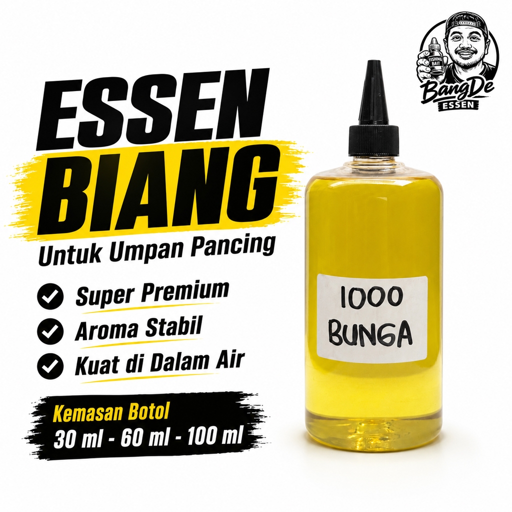 Essen Biang Murni aroma 1.000 BUNGA 30 ml - 100 ml