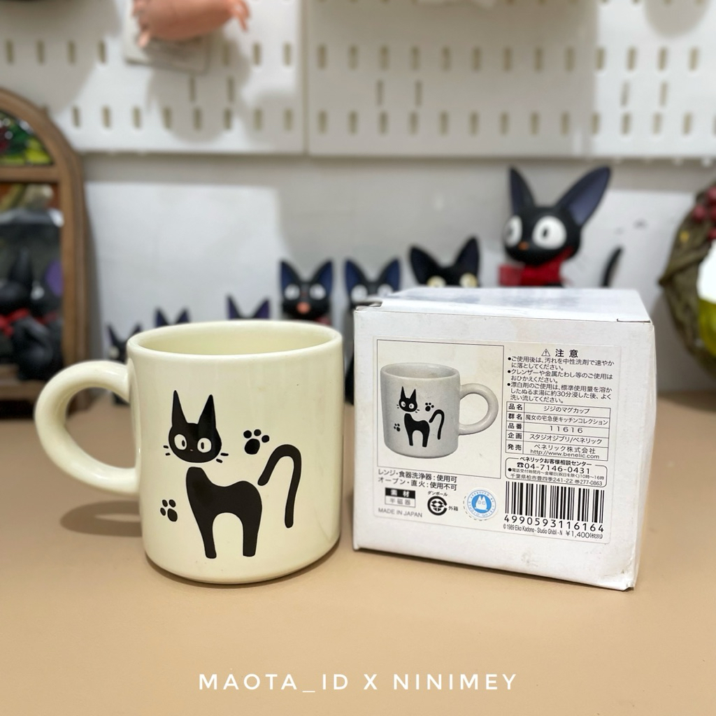 Gelas Jiji Ori Studio Ghibli / Jiji Mug Studio Ghibli