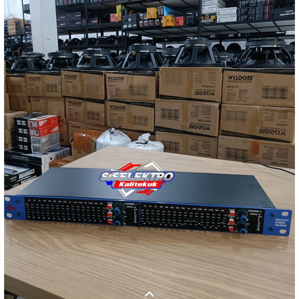 Equalizer DBX EQX 215+ Plus Sub Biru dbx eqx215