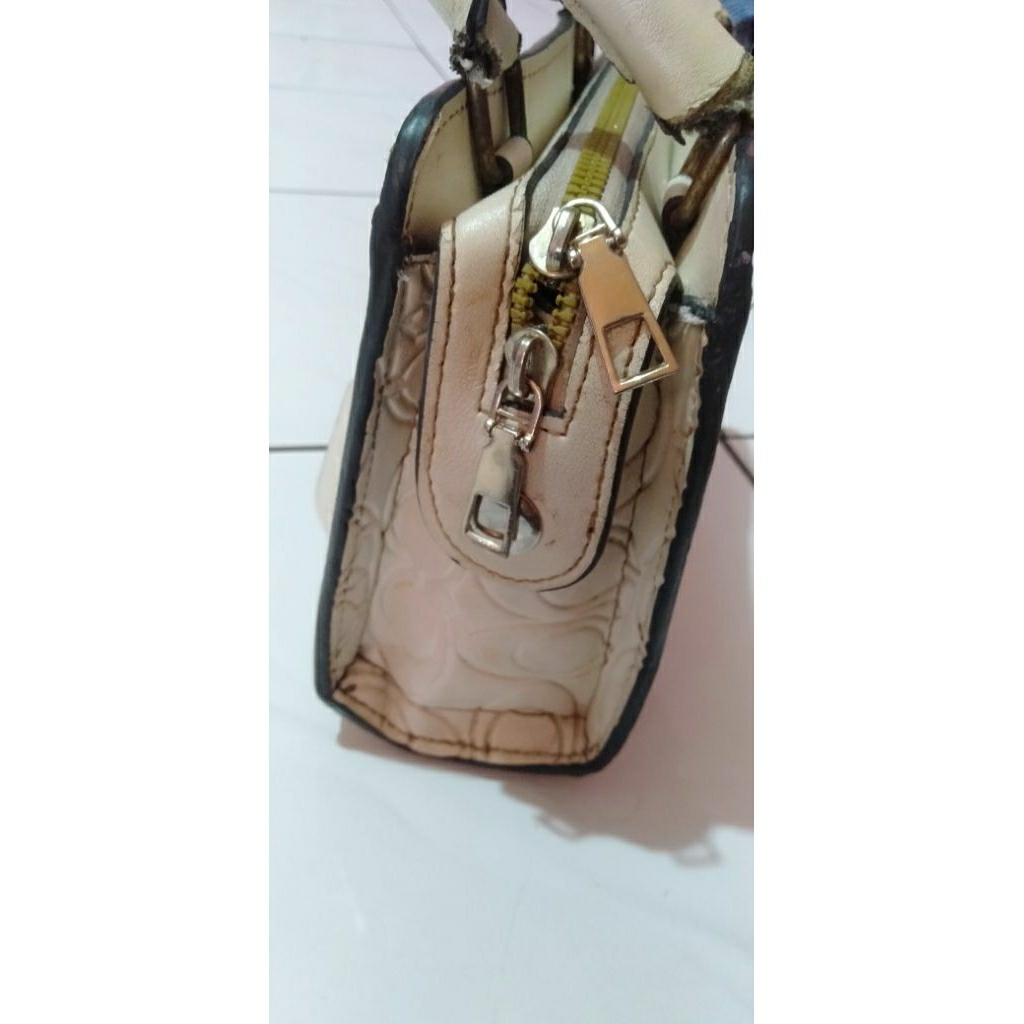 Tas Hand bag Coach putih