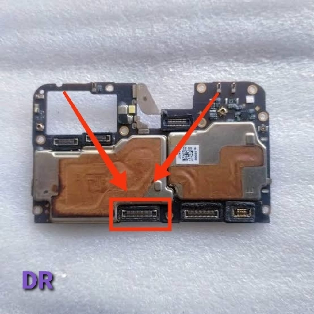 soket flexible cas oppo a3s / konektor flexible cas oppo a3s