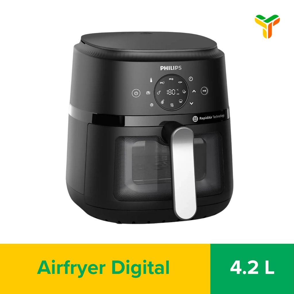 Philips Airfryer Digital Goreng Praktis Hemat Listrik 4.2L - NA221