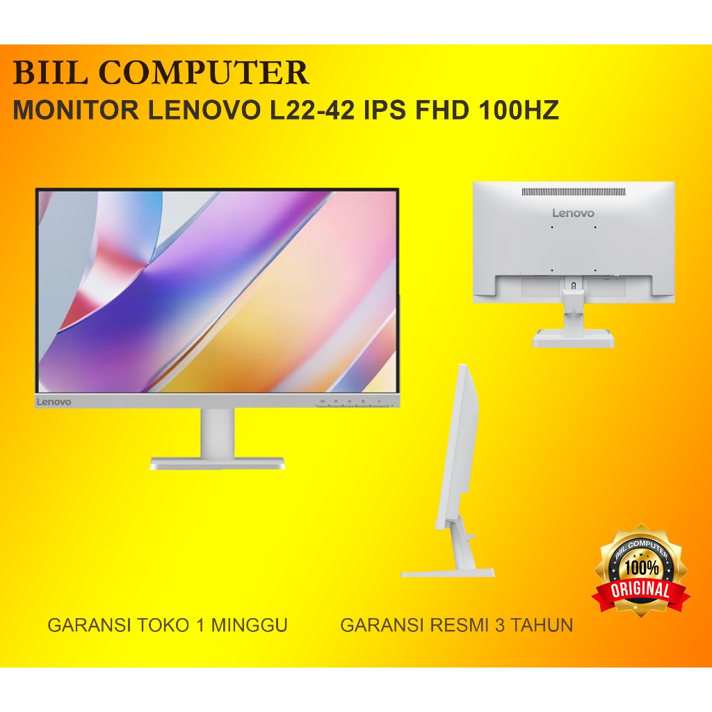 MONITOR LENOVO L22-42 IPS 22 INCH 100HZ FHD