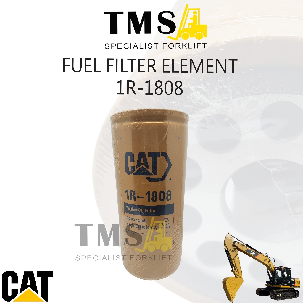 Fuel Filter Element Solar Caterpillar 1R-1808 Excavator