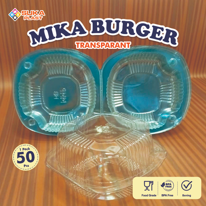 Mika Burger / Single / Mika Kue Bulat / Tempat Kue / Tempat Burger
