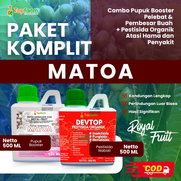 Pupuk & Pestisida Organik Tanaman Matoa 500Ml / Pupuk Matoa Agar Cepat Berbuah / Pupuk Matoa Berbuah
