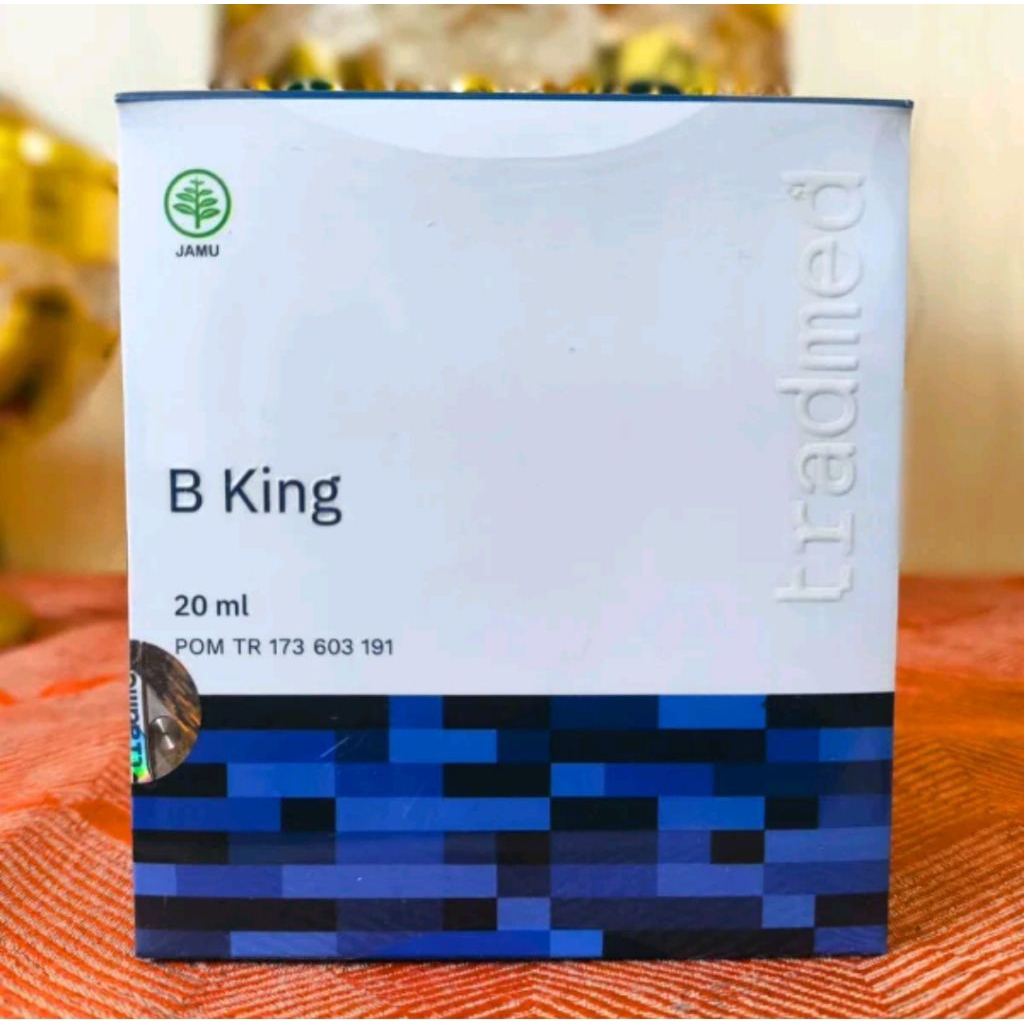 BKING Original 20 ml 1 Botol Produk Kesehatan Dengan Vitamin B6 B2 B12 Asam Amino untuk Fungsi Otak 