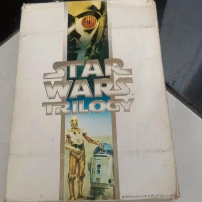 VCD Original BOXSET STAR WARS TRILOGY  LUCAS FILM + POSTER 4 TEKS INDONESIA