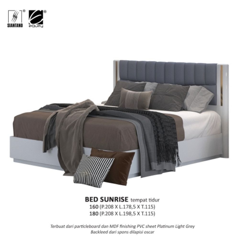 RANJANG / BED SUNRISE SIANTANO 160 dan 180