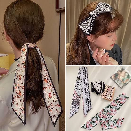 Syal Fashionable syal leher syal tas syal Scarf Leher Panjang Motif