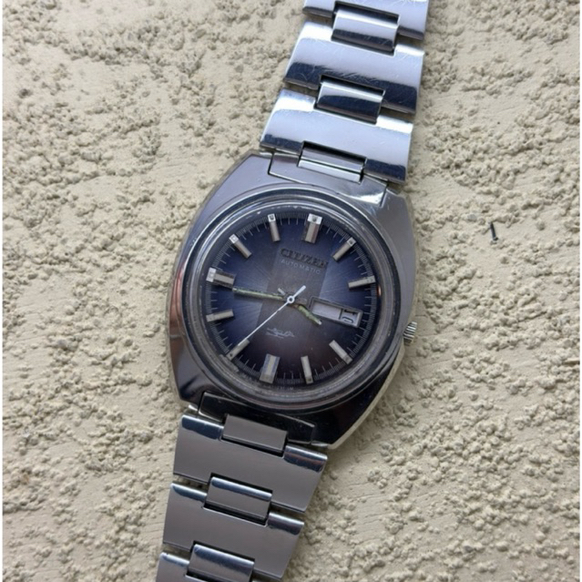 Arloji Jam tangan Citizen Parawater Blue dial 60s Second Preloved
