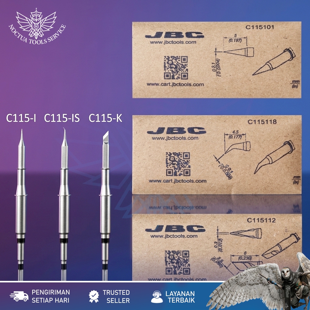 Mata Solder Magma C115 / Mata Solder Nano Lurus / Bengkok / Pisau