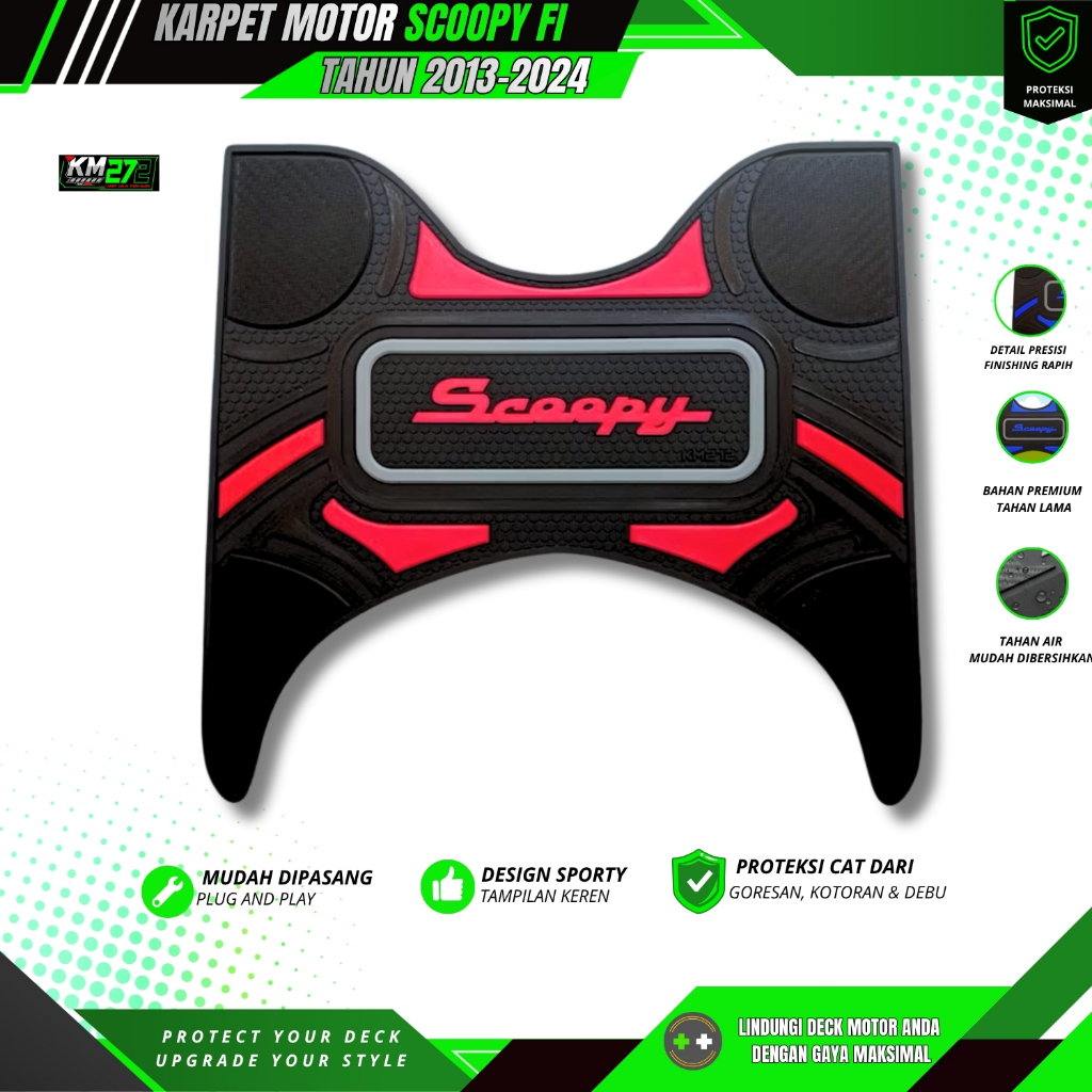 KARPET MOTOR SCOOPY 2013 sd 2024 AKSESORIS MOTOR SCOOPY
