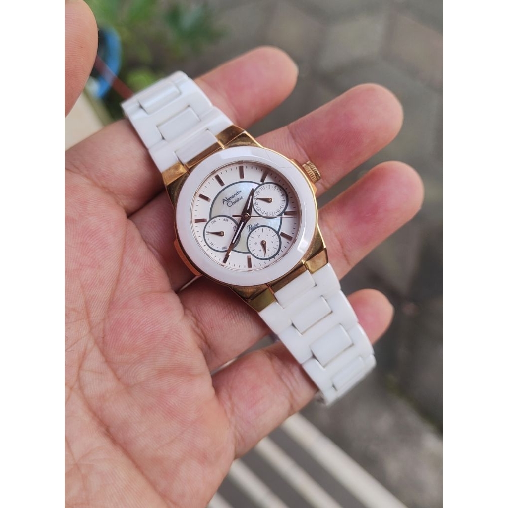 jam tangan original Alexandre Christie wanita second bekas preloved