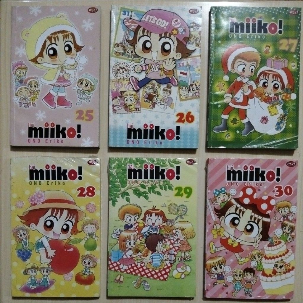 6 KOMIK MIIKO NO.25-30 - Komik Murah Original - B19