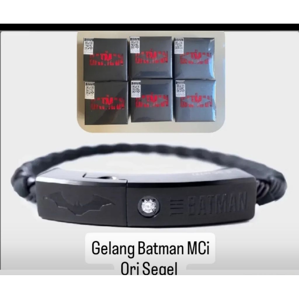 GELANG BATMAN MCI ORIGINAL 100% SEGEL (PROMO)
