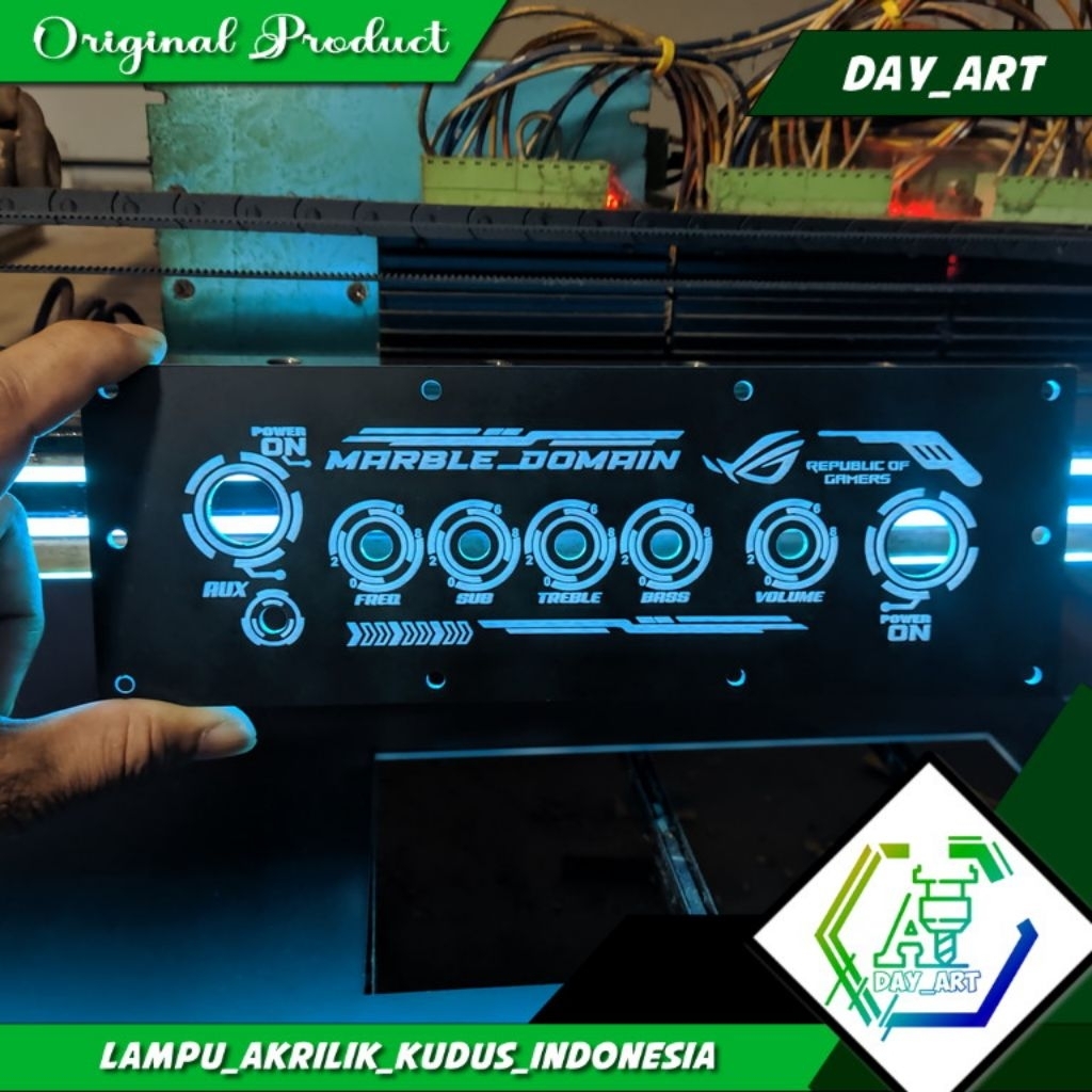 Panel Audio Akrilik ZK-AS21 TPA3255 – Custom RGB Backlight Support