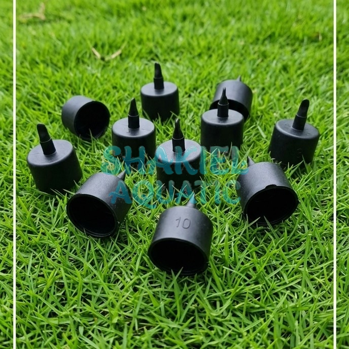 Dop Pentil Pipa Aquarium - Hitam