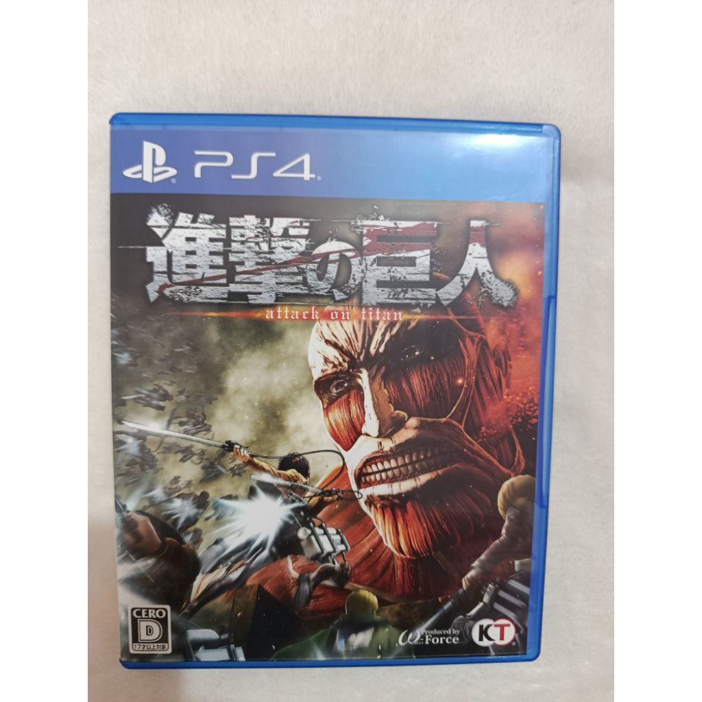 Kaset ps4 attack on titan original