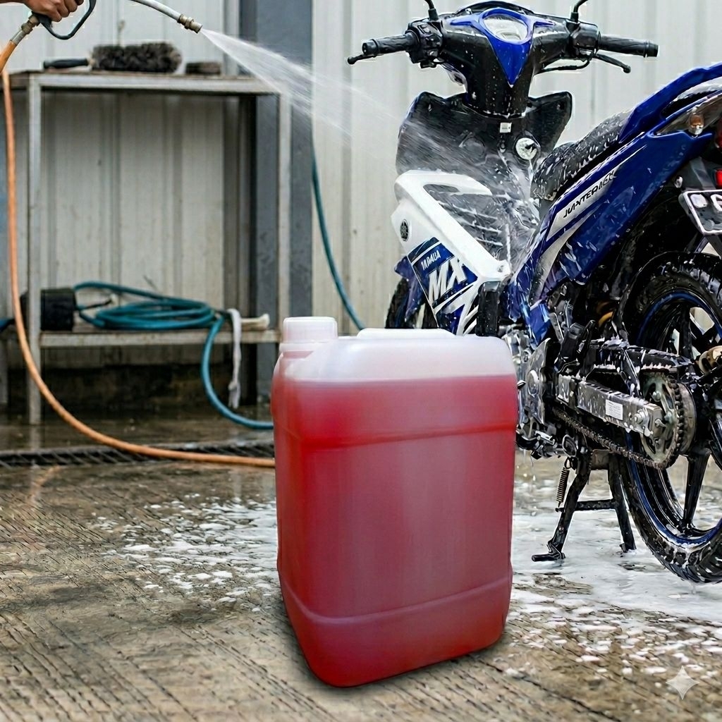 sabun cuci motor mobil 20 liter ,jrigen random biru atau putih