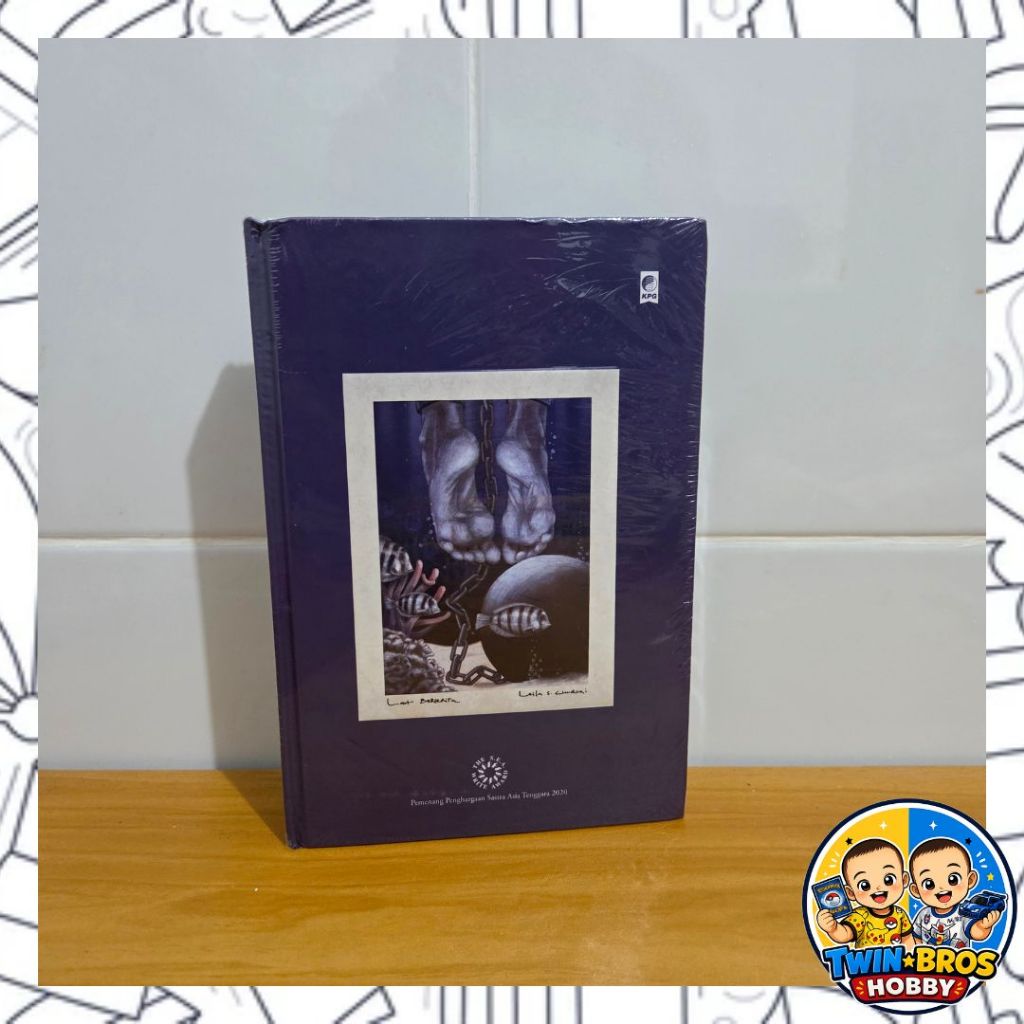 Laut Bercerita Novel HC Hard Cover Ori/Asli Baru bukan second/bekas/preloved