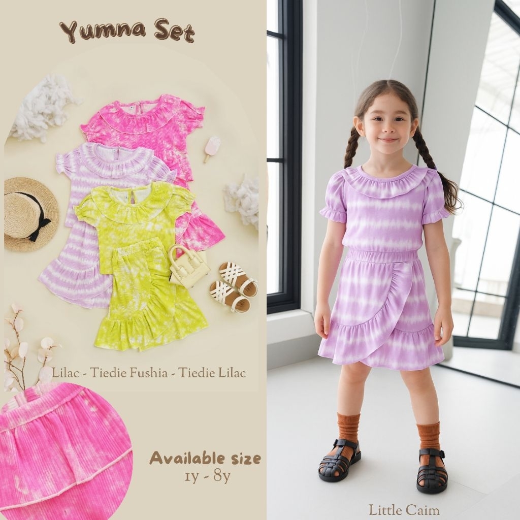 YUMNA SET - little caim - setelan anak perempuan