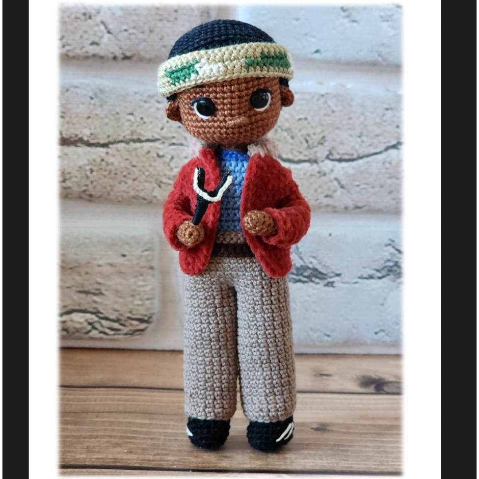 lucas Doll  [ HANYA CROCHET PATTERN/ AMIGURUMI PATTERN BUKAN BONEKA JADI ]