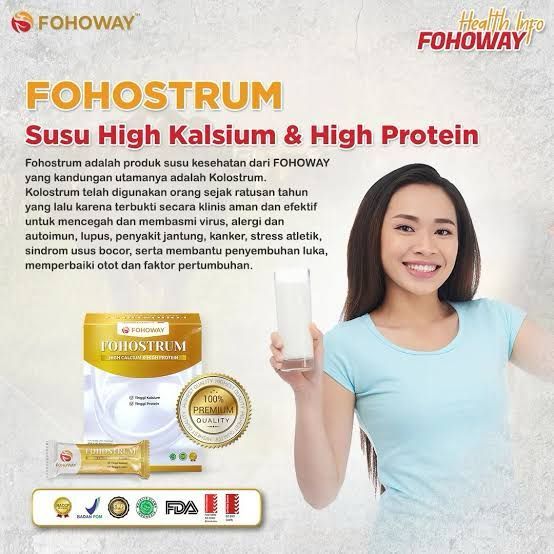 Susu Kolostrum Fohoway Untuk Ibu Hamil, Anak dan Lansia