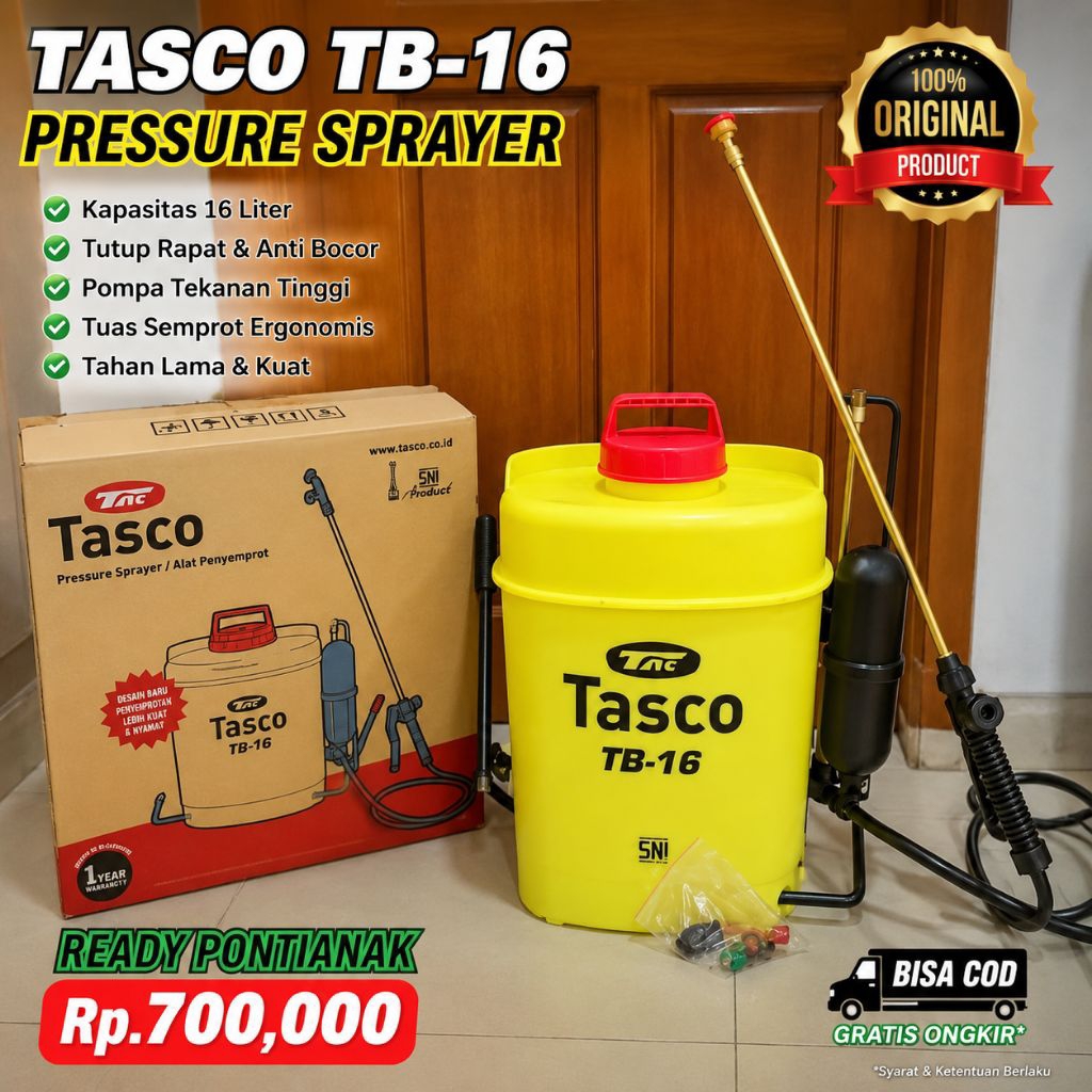 TASCO PB16 MALAYSIA ORIGINAL 16 LITER