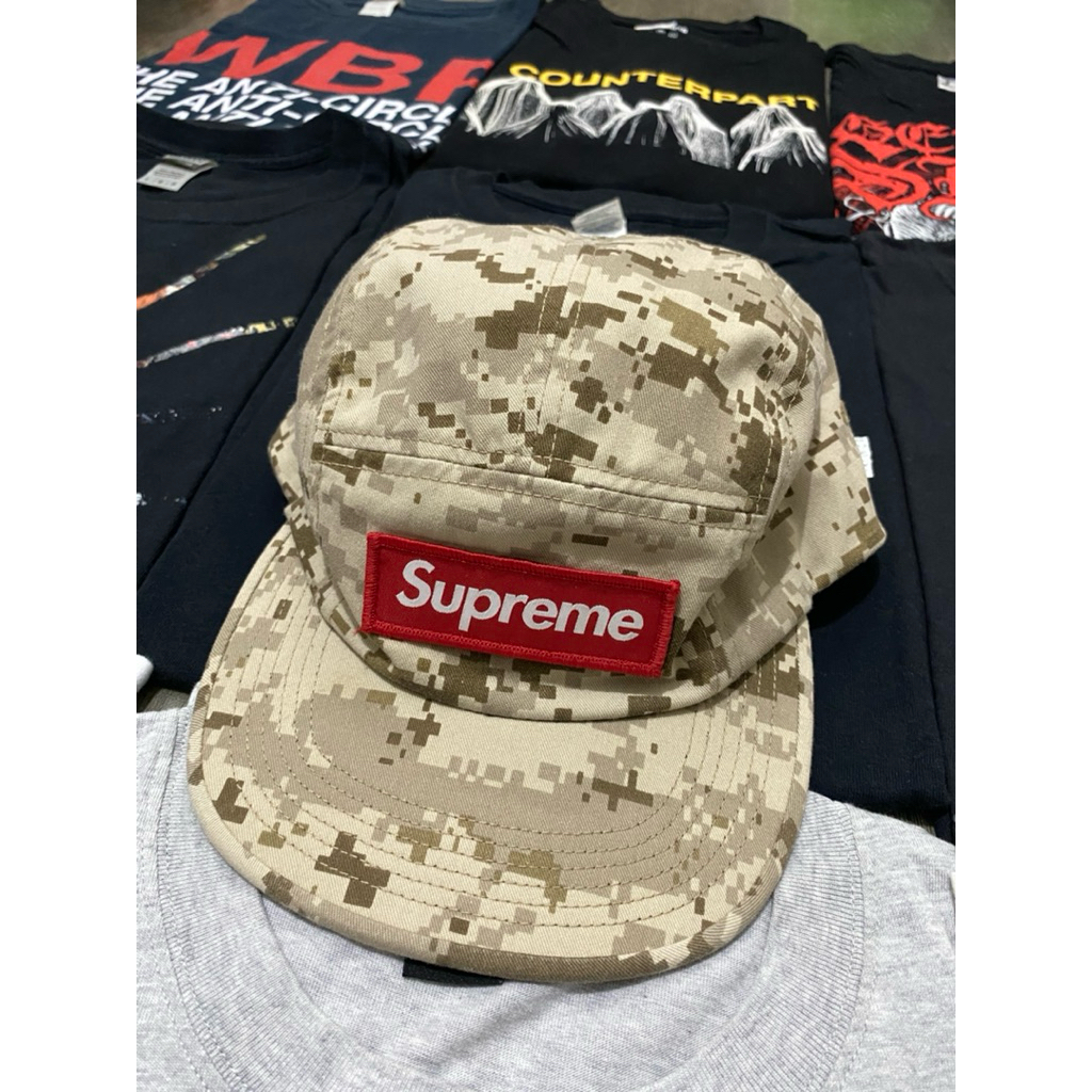 Topi Supreme 5 panel Camo