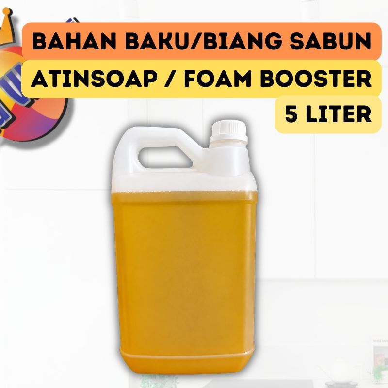 atinsoap foam booster bahan baku penambah busa untuk sabun cair 5liter