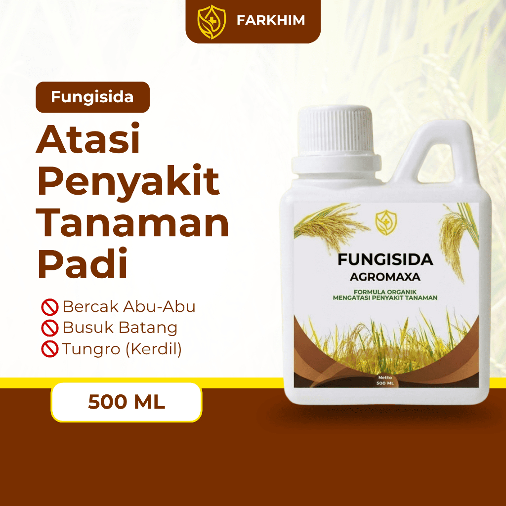 Fungisida Atasi Bercak Daun Dan Padi Kerdil Tanaman Padi - Agromaxa | FARKHIM