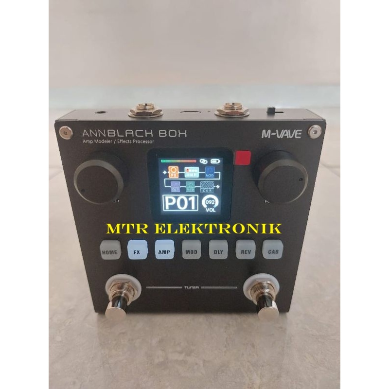 M-Vave BLACK BOX BlackBox MVave Processor Multi Efek Gitar Bass Original