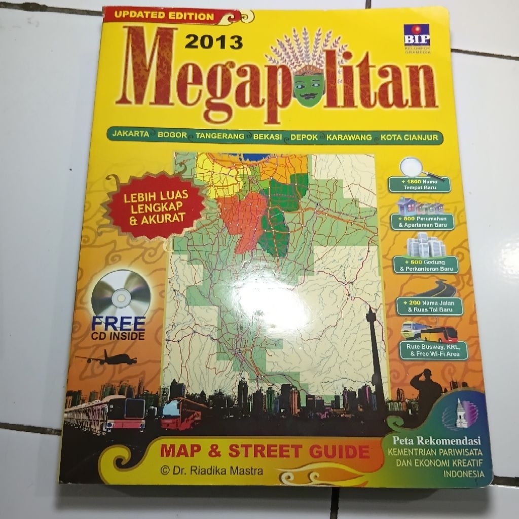 BUKU MEGAPOLITAN 2013 ATLAS JABODETABEK
