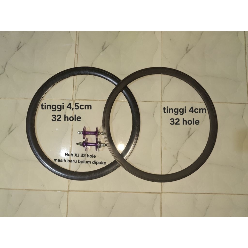Rims 32 Hole dan Hub xj 32 hole