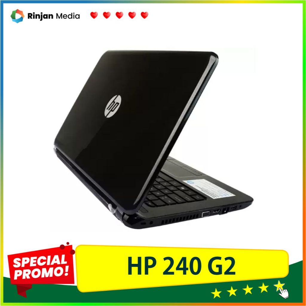 Laptop HP 240 G2 intel core i3-3110m ram 8gb-ddr3 ssd-128gb lcd 14" normal