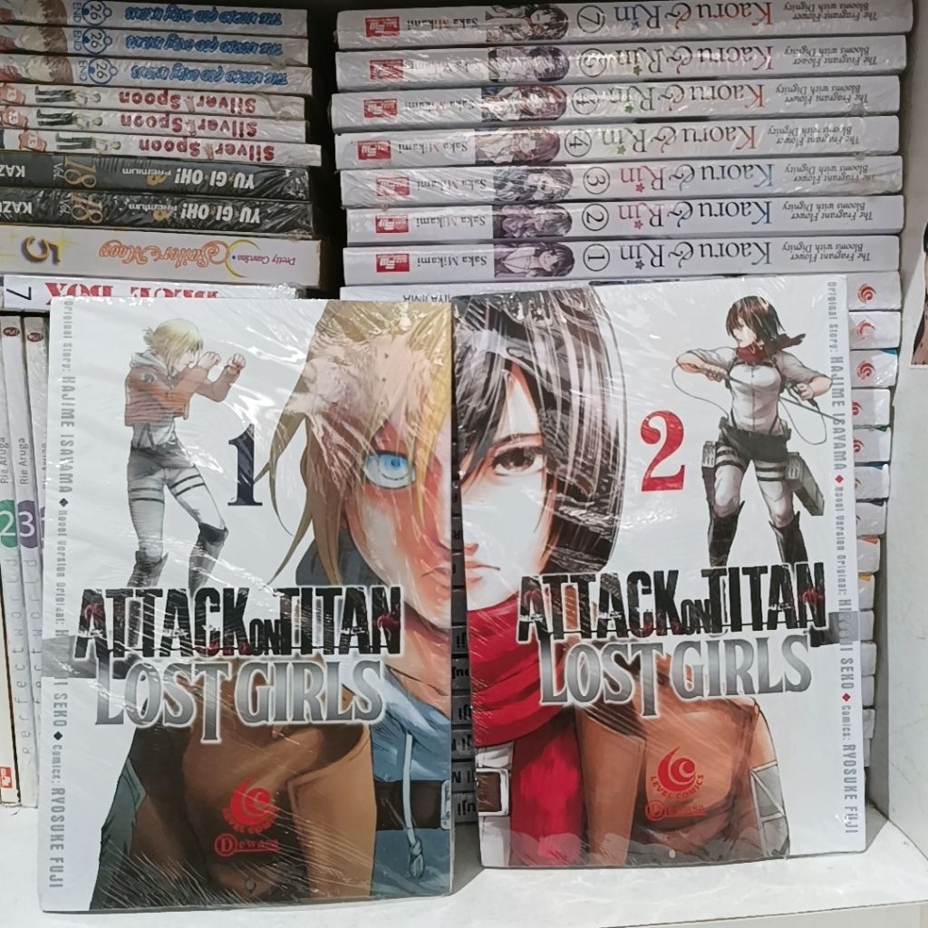 komik attack on titan lost girl vol 1-2 set segel