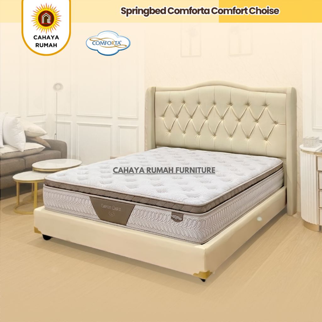 Cahaya Rumah - Springbed Comfort Choise By Comforta/Full Bed/Full Set/Dipan/Tempat Tidur