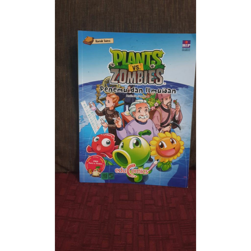 Komik Plants vs zombie penemu dan ilmuan