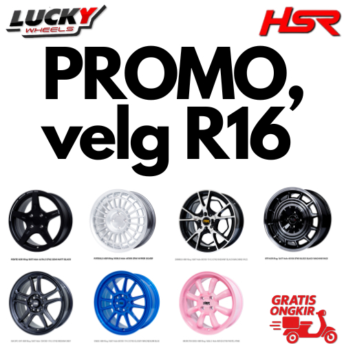 Promo R16 Velg Jazz Avanza Kijang Karmun Dll