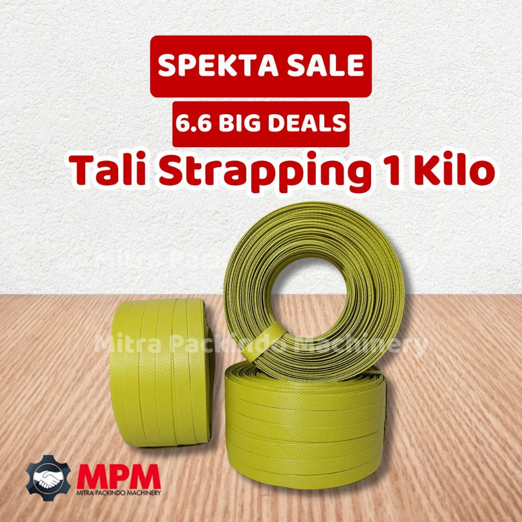 JUNI SPECIAL BIGSALE Tali Strapping Band Tebal 1KG untuk ikat barang banyak warna PROMO