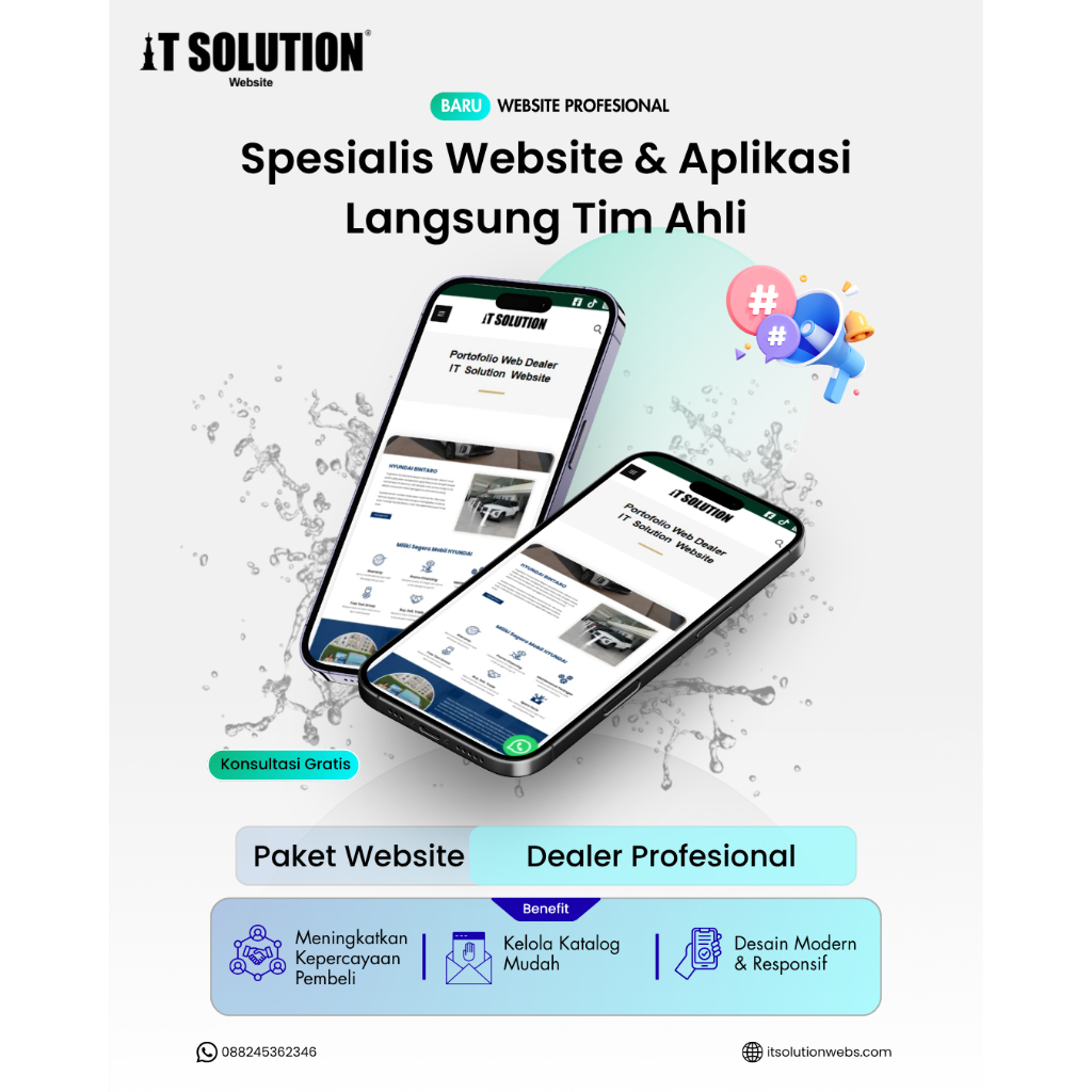 Paket Website Dealer Otomotif Profesional – Website Showroom Mobil & Motor Siap Pakai