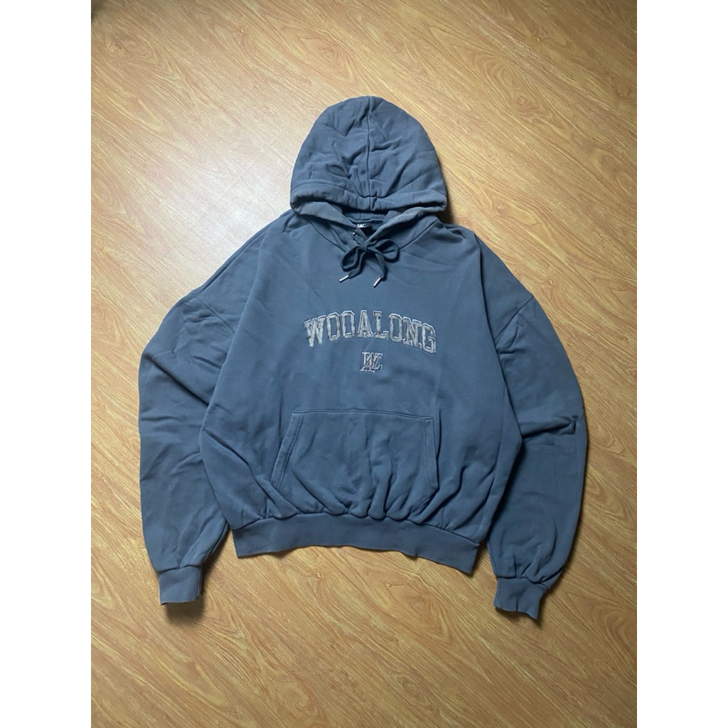 Hoodie W00along Boxy Casual Unisex Second