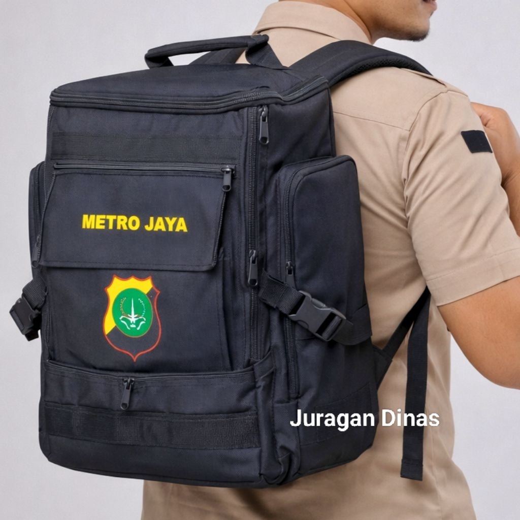 RANSEL HITAM (BKO) BRIMOB ASLI JATAH POLRI ORIGINAL / RANSEL CARTENZ / RANSEL TACTICAL / RANSEL POLI