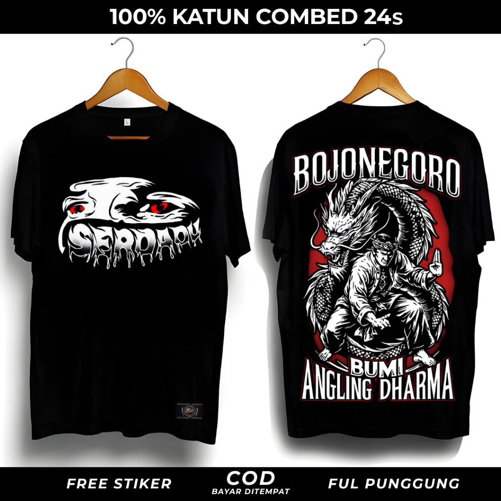 Baju Kaos PSHT Serdadu Bojonegoro Terate Desain Keren Simpel Full Punggung Distro Pria Terbaru