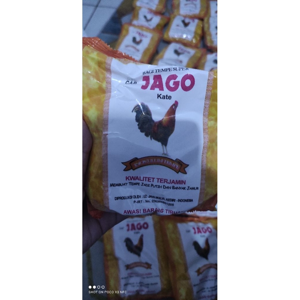 RAGI TEMPE KUALITAS TERBAIK CAP AYAM JAGO ORIGINAL KUALITAS TERJAMIN READY