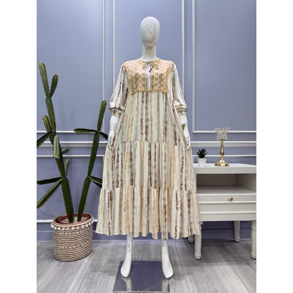 midi tile renda viscose silk salvina ys / midi salvina ys
