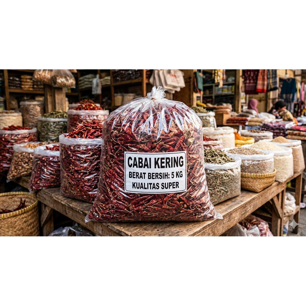 CABE KECIL KERING CABE SETAN 1KG BARANG BAGUS LANGSUNG DARI GUDANG